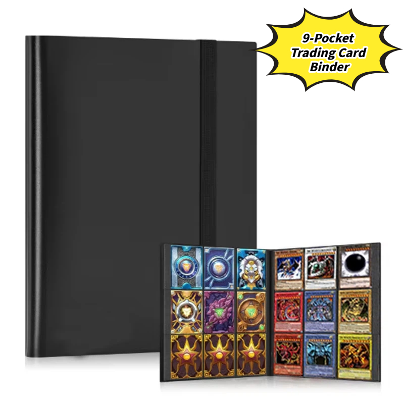 Pokemon Binder Card - 9-Pocket Trading Card Binder Large Capacity