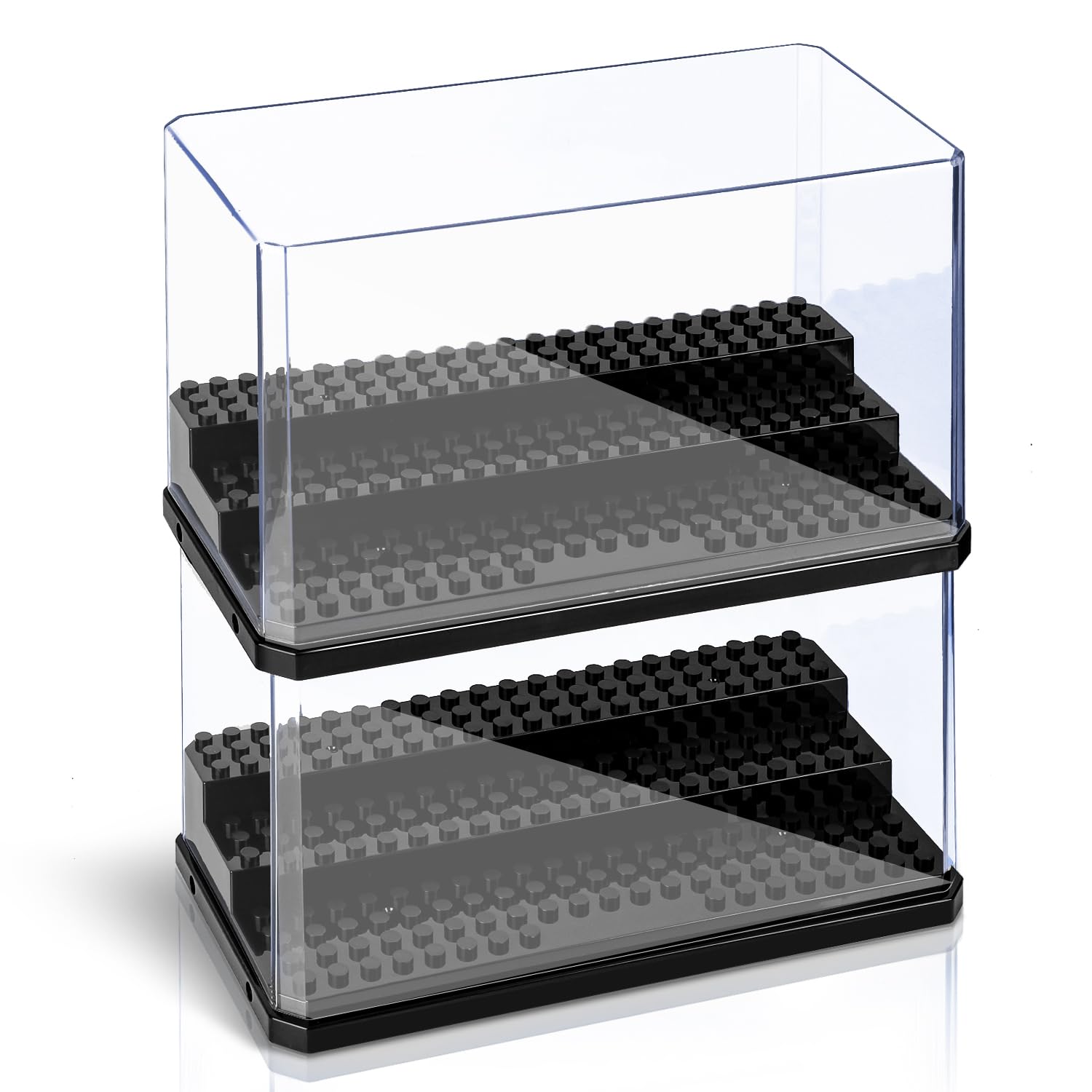 Lego Minifigure Holder - Acrylic Minifigures Display Case, Stackable and