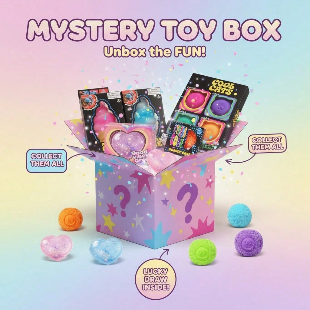 100+Pcs Sensory Squishy Blind  - Mystery Box Blind Bag ulasan dan harga