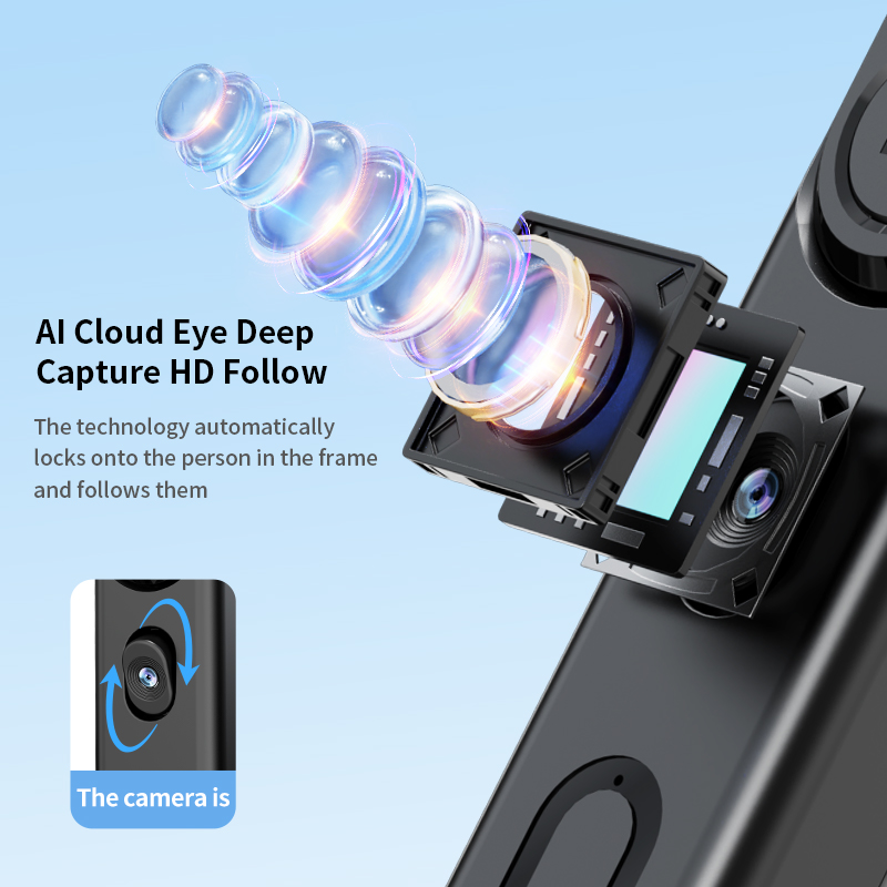 AI Tracking Gimbal Selfie Stic - Pop Display Shelf ulasan dan harga