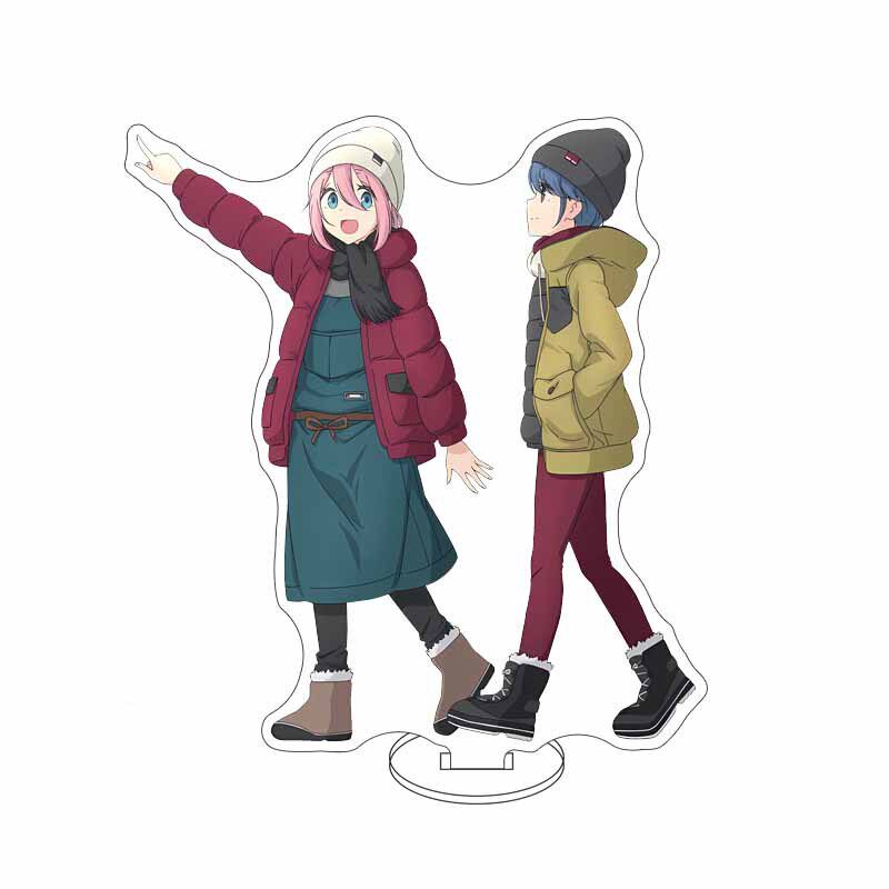 16CM Anime ‌Yuru Camp Figure R - Figma Stand Set ulasan dan harga