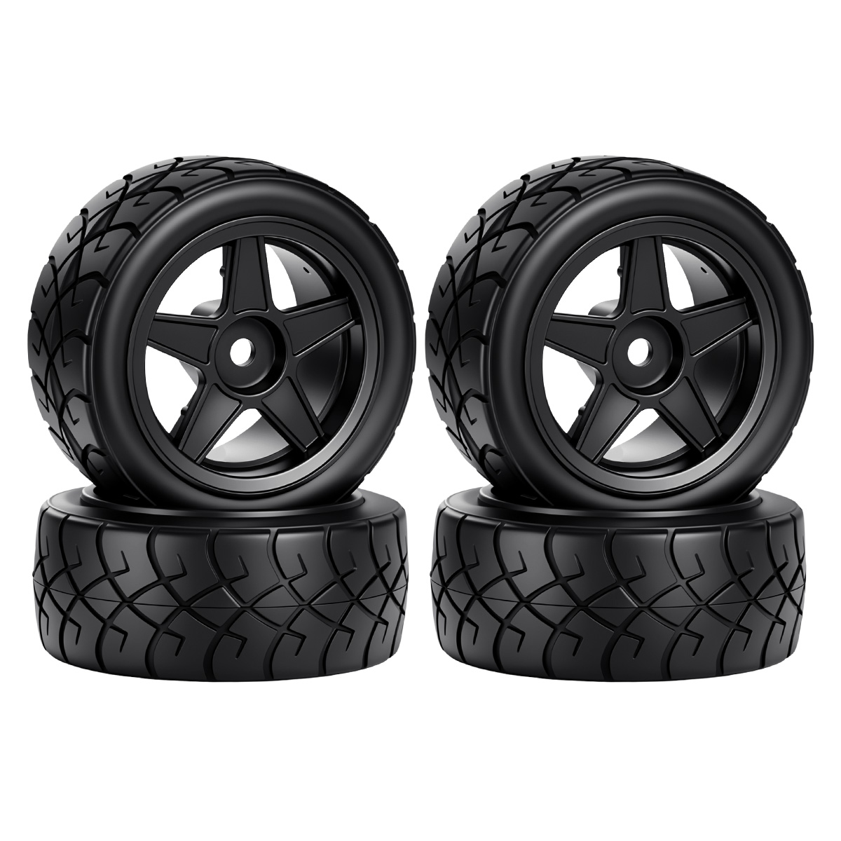 4Pcs 12mm Hex Rubber Racing Ti - Tamiya Model Rc Car ulasan dan harga